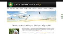 Desktop Screenshot of longchenfoundation.org